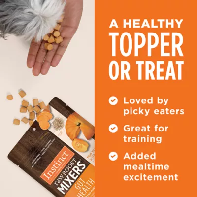 Product Instinct® Raw Boost Mixers® Gut Health All Life Stages Dog Food Topper - Grain Free, Freeze-Dried