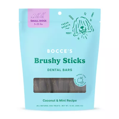 Product Bocce's Brushy Dental Sticks Dog Treats 13 OZ