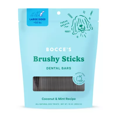 Product Bocce's Brushy Dental Sticks 13 OZ