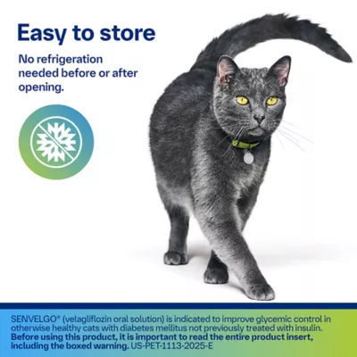 Senvelgo (velagliflozin oral solution) Oral Hypoglycemic for Cats, 30 mL Bottle 15 mg/mL - Image 6