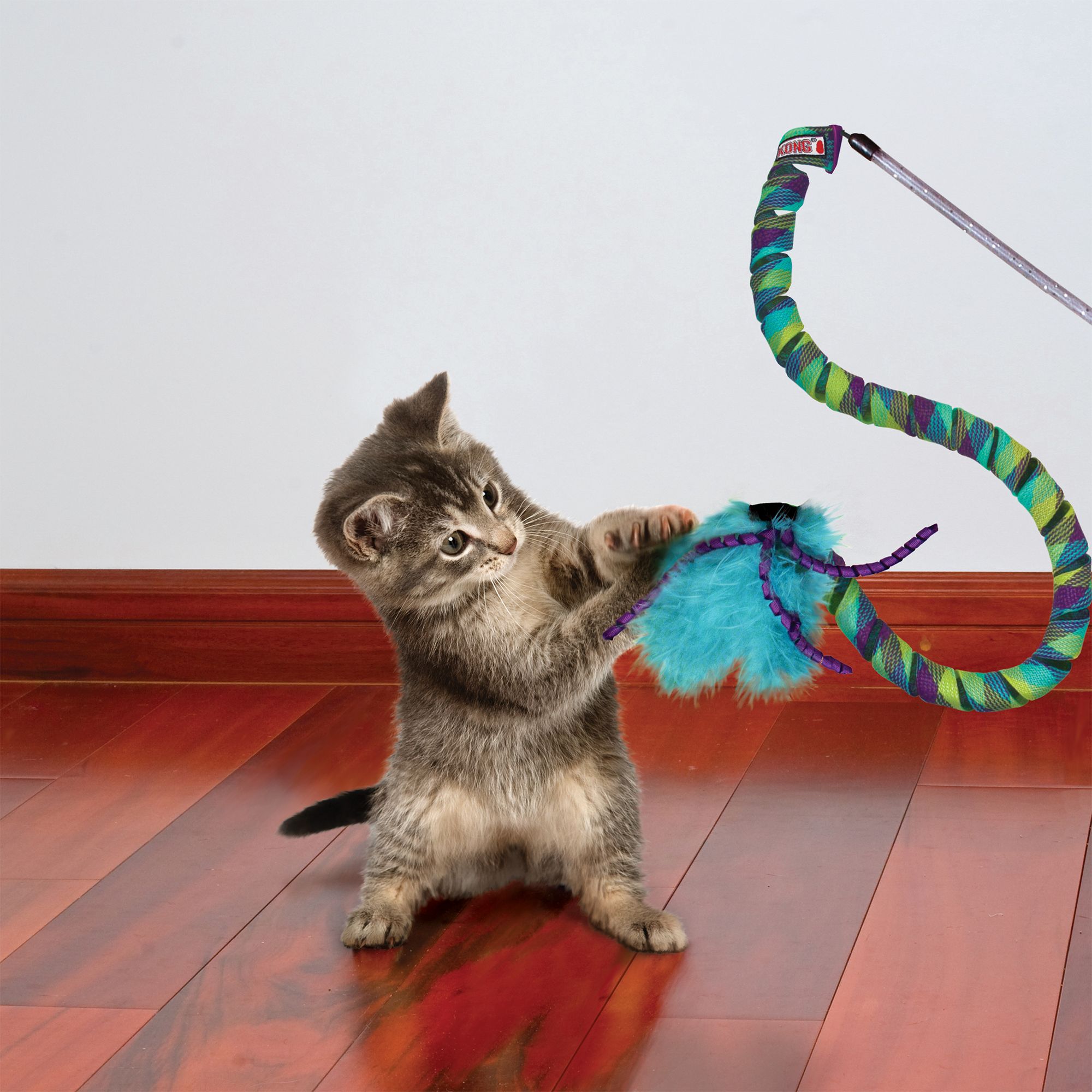 KONG Teaser Curlz Cat Toy - thumbnail 2