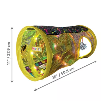 Product KONG® Play Spaces Rave Cave Motion Activated Tunnel Cat Toy