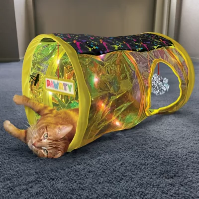 Product KONG® Play Spaces Rave Cave Motion Activated Tunnel Cat Toy