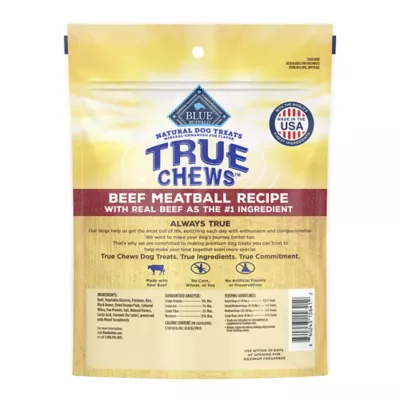 Product True Chews Beef Meatballs 12 OZ