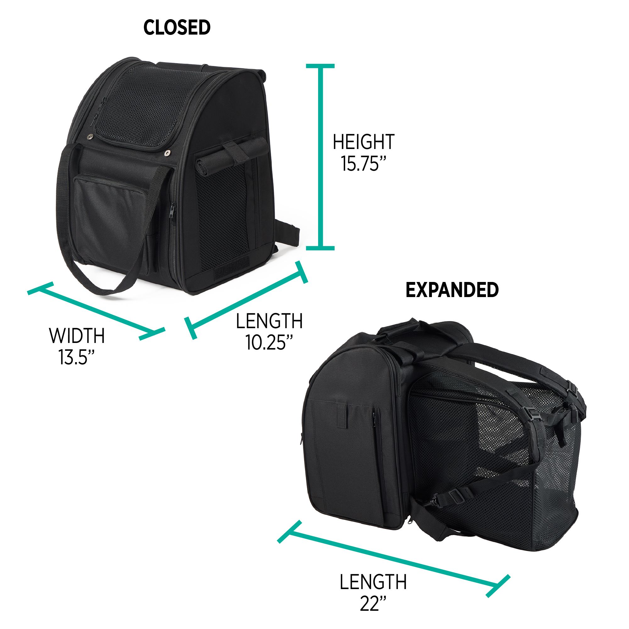 Whisker City® Expandable Backpack Carrier