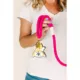 Product Pink Papyrus Corgi Caboose Potty Pick Up Poop Bag Holder