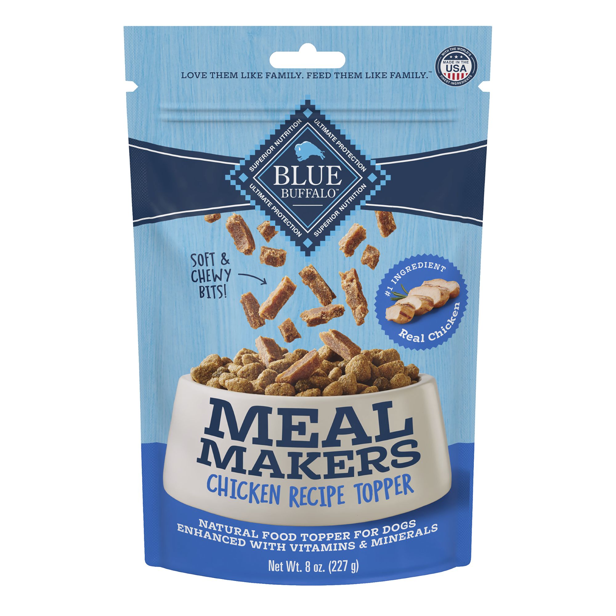 Blue Buffalo Meal Makers All Life Stages Dog Food Topper - Chicken, 8 oz