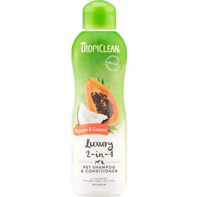 Product TropiClean Luxury 2-in-1 Shampoo and Conditioner for Dogs & Cats - Papaya & Coconut