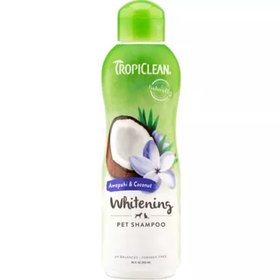 Product TropiClean Whitening Shampoo for Dogs & Cats - Awapuhi & Coconut