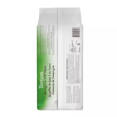 Product TropiClean Luxury 2-in-1 Wipes for Dogs & Cats - Papaya & Coconut