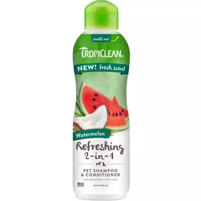 Product TropiClean Refreshing 2-in-1 Shampoo and Conditioner for Dogs & Cats - Watermelon