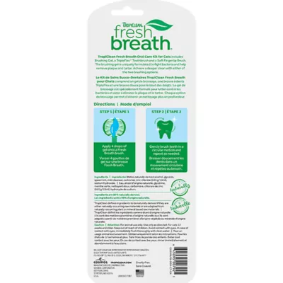 Product TropiClean Fresh Breath Plaque & Tartar Control Oral Care Kit for Cats