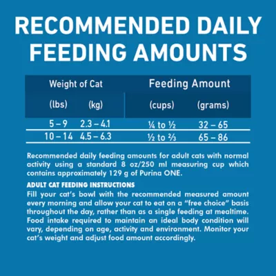 Product Purina ONE Dry Cat Food +Plus Tailored Formulas - Salmon and Ocean Whitefish, 3 kg