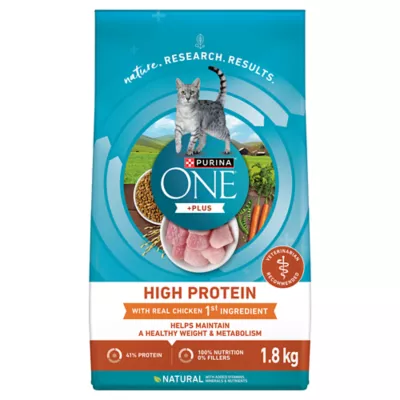 Product Purina ONE Dry Cat Food Plus High Protein - Chicken Formula, 1.8 kg