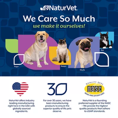 Product NaturVet Quiet Moments with Hemp Seed Calming Supplements for Dogs, Bacon and Chicken Flavor, 60 Ct