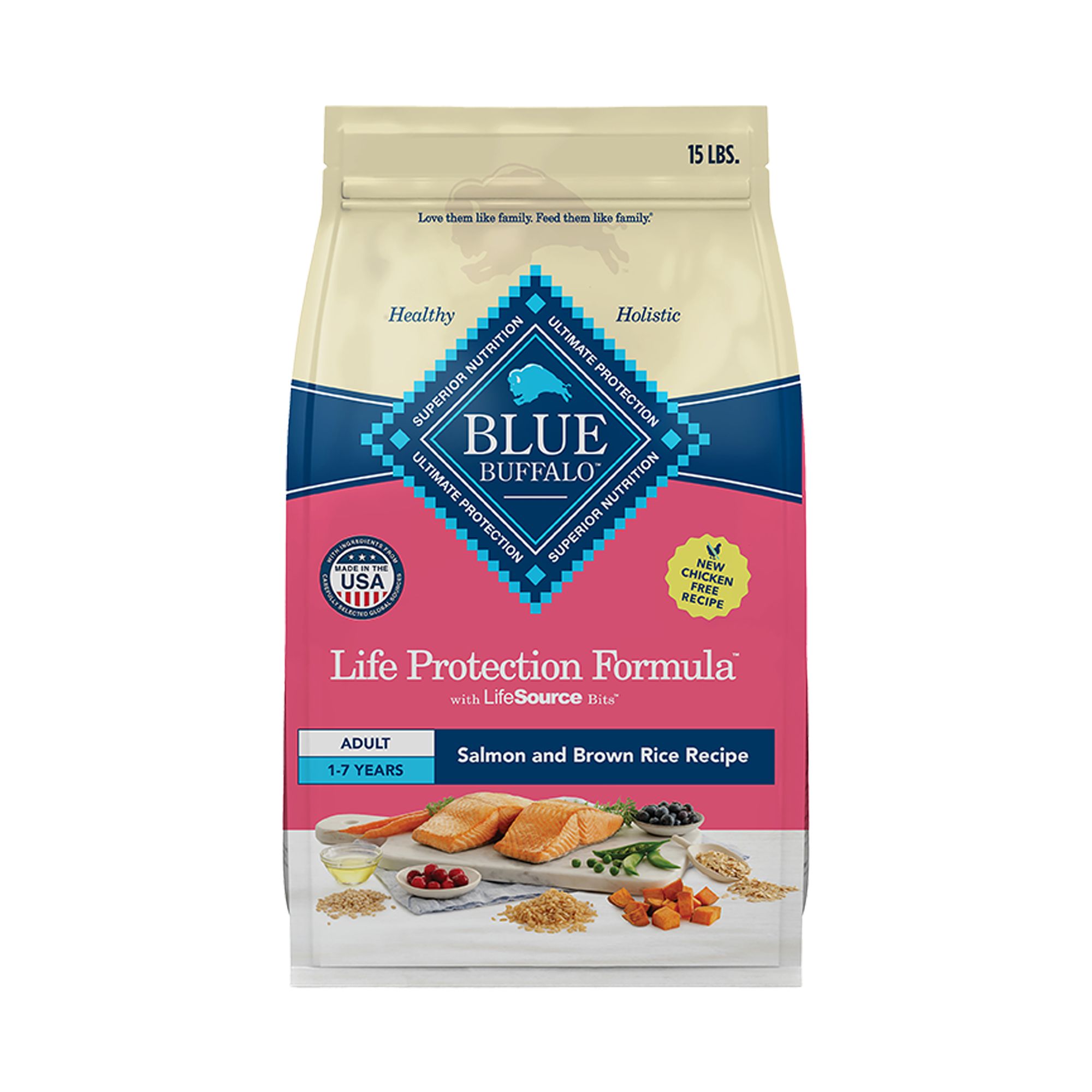Blue Buffalo Life Protection Formula Adult Dry Dog Food Salmon