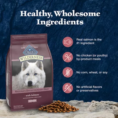 Product Blue Buffalo Wilderness Nature's Evolutionary Diet Senior Dry Dog Food - Salmon