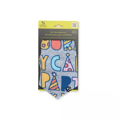 Product Hotel Doggy Birthday Theme Dog Bandana - Multi Colour