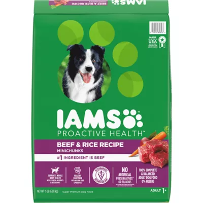Product IAMS Proactive Health Dog Food Beef and Rice