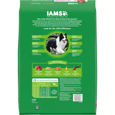 Product IAMS Proactive Health Dog Food Beef and Rice