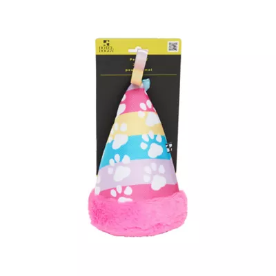 Product Hotel Doggy Birthday Hat Plush Dog Toy
