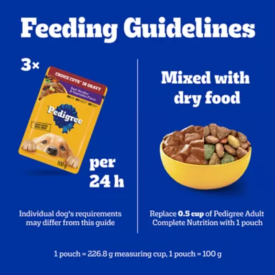 Pedigree Adult Wet Dog Food Choice Cuts in Gravy - Image 6