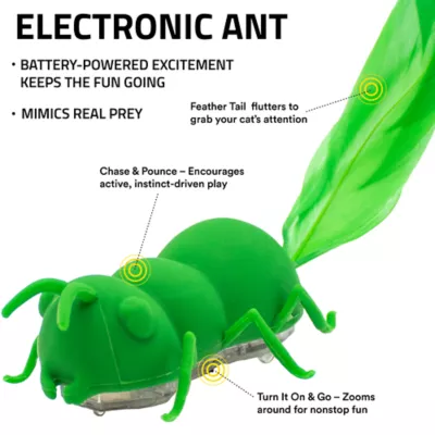 Product Playology® Electronic Ant Cat Toy