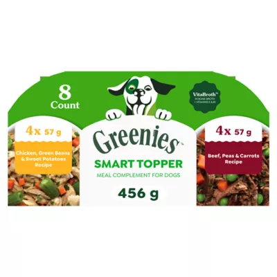 Product Greenies Adult Wet Dog Food Smart Topper - Variety Pack, 8 Count