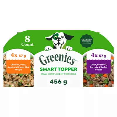Product Greenies Adult Wet Dog Food Smart Topper - Chicken and Duck Variety Pack 8 Count