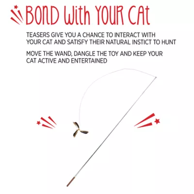 Whisker City® Interactive Feather Teaser Toy - Image 4