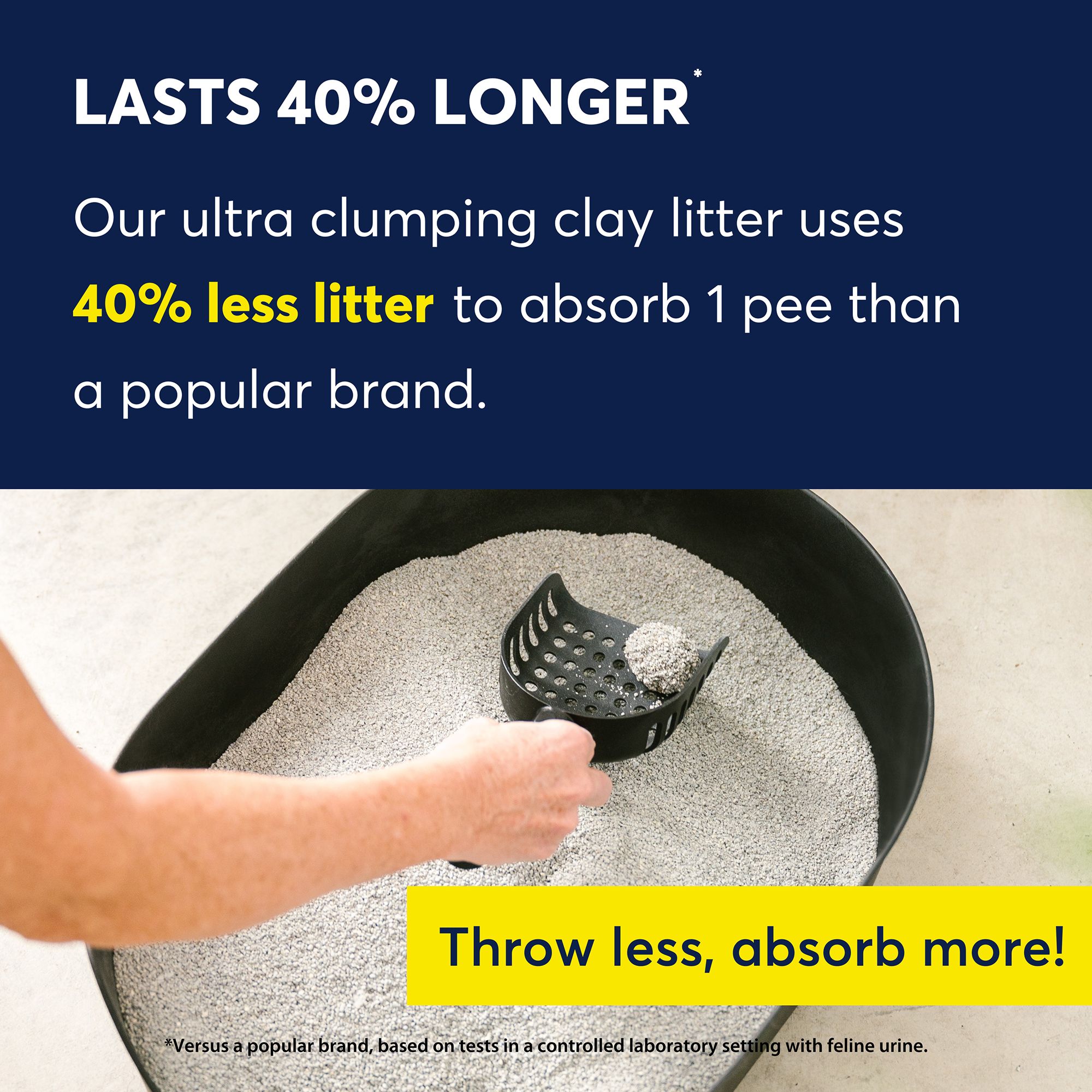 OdorLock Max Care Clumping Clay Cat Litter - 25Lb - thumbnail 5