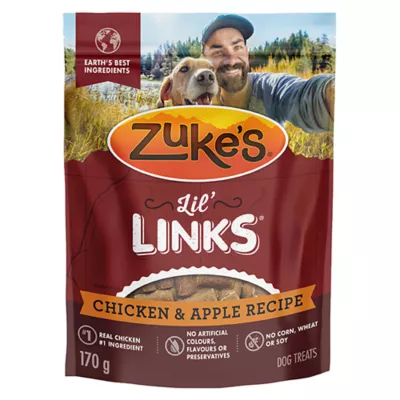 Product Zuke's Lil' Links Dog Treats - Chicken and Apple Recipe Training Treats, 170 g
