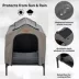 TRIXIE 2-in-1 Elevated Portable Dog House/Cot & Tent for Dogs image thumbnail 5