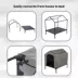 TRIXIE 2-in-1 Elevated Portable Dog House/Cot & Tent for Dogs image thumbnail 6