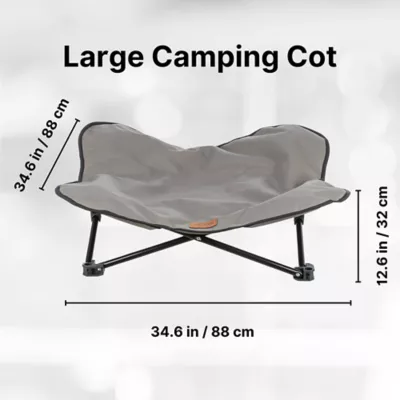 Product TRIXIE Elevated Camping Cot, Folding Dog Bed, Raised Travel Lounger for Dogs
