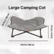 Product TRIXIE Elevated Camping Cot, Folding Dog Bed, Raised Travel Lounger for Dogs