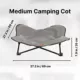 Product TRIXIE Elevated Camping Cot, Folding Dog Bed, Raised Travel Lounger for Dogs