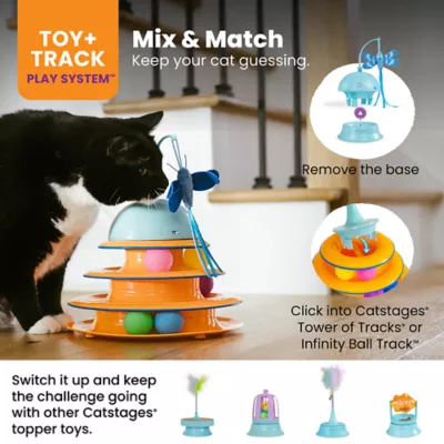 Product Catstages Flutter Topper Interactive Cat Toy