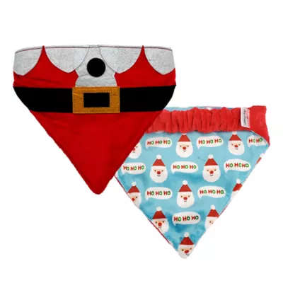 Hip Doggie Reversible Bandana Christmas Themed - Image 1