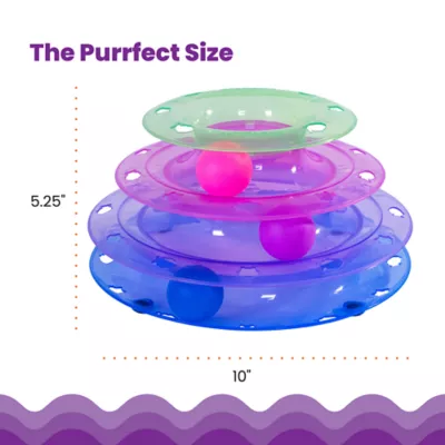 Product Catstages Tower of Tracks Interactive 3-Tier Track Cat Toy