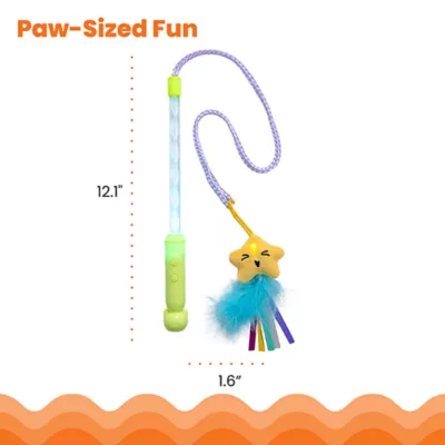 Product Catstages Twinkle Star Light Up Cat Wand