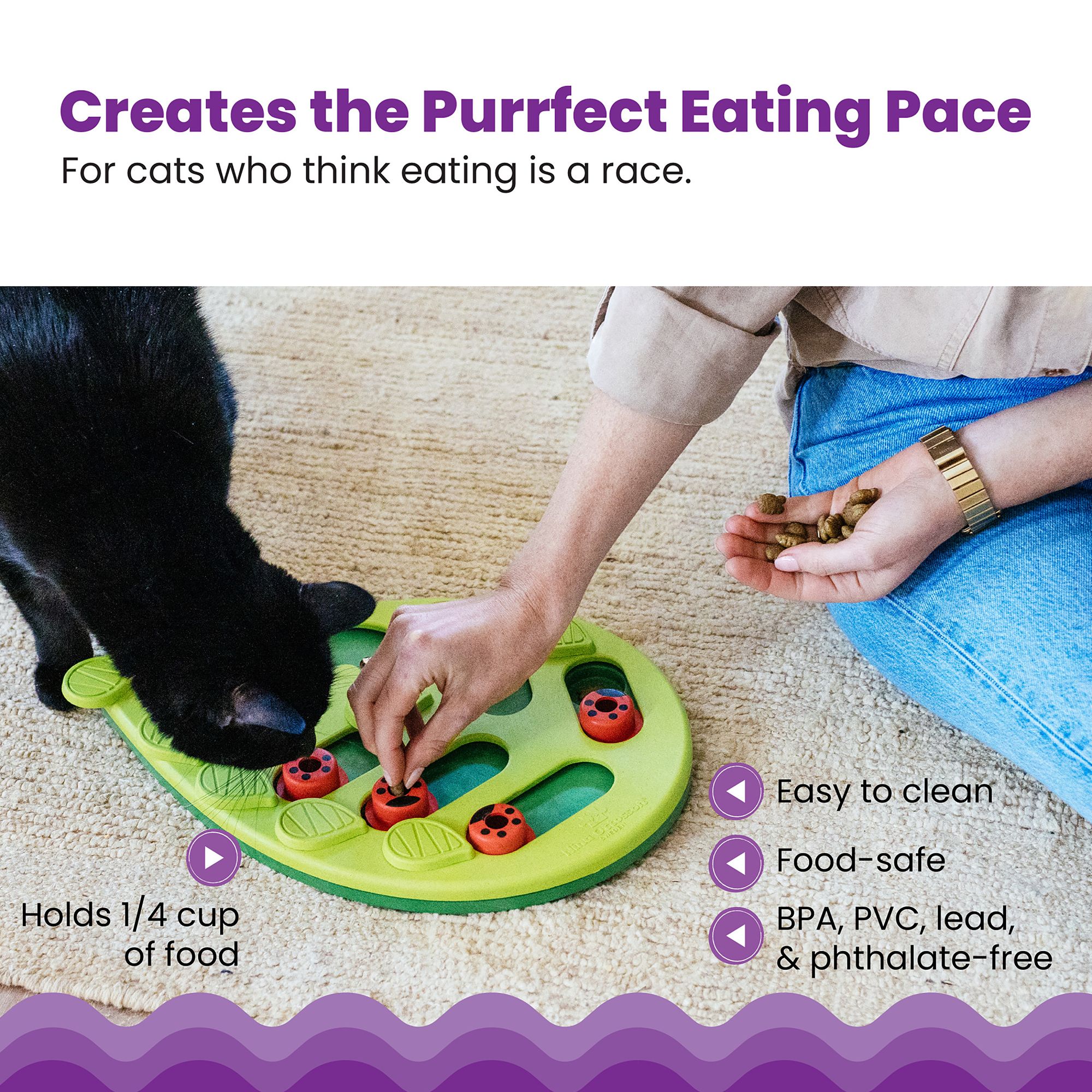 Catstages Nina Ottosson Buggin Out Puzzle Cat Toy - thumbnail 4
