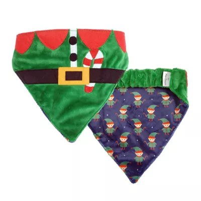 Hip Doggie Holiday Reversible Bandana - Image 1