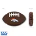 Denver Broncos Hard Nylon Football Dog Chew Toy image thumbnail 2