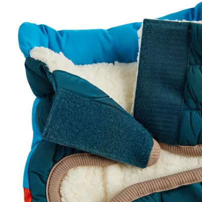 GF PET Elasto-Fit Color Block Puffer - Dark Teal - Image 5
