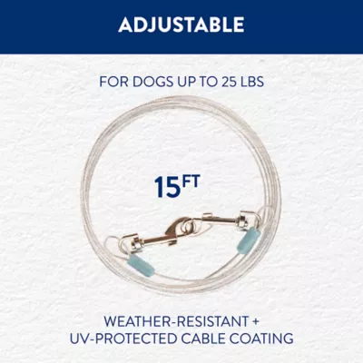 Top Paw® Reflective Dog Tie Out - Image 3