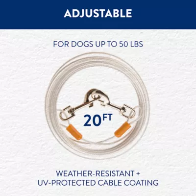 Top Paw® Reflective Dog Tie Out - Image 3