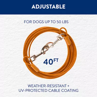 Top Paw® Reflective Dog Tie Out - Image 3