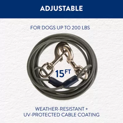 Top Paw® Reflective Dog Tie Out - Image 3