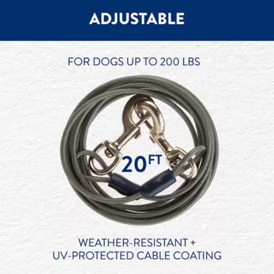 Top Paw® Reflective Dog Tie Out - Image 3